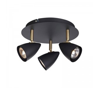 Lubinis šviestuvas CIRO Black/Brass